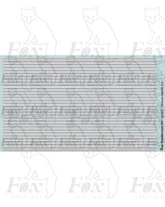 Twin Red Boiler Banding/Cylinder Cover Lining - LNWR & BR