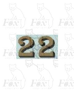 LMS 10 inch numerals 1927-late 1930s