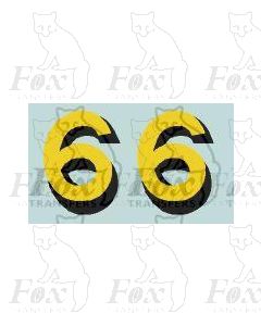 SR - Bulleid Numerals for Locos/Tenders