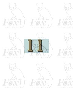 LMS 12 inch numerals 1927-late 1930s