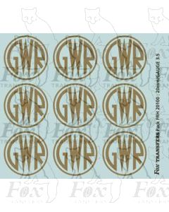 GWR Shirtbutton Coach Motifs