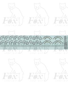 General white/black/white Lining
