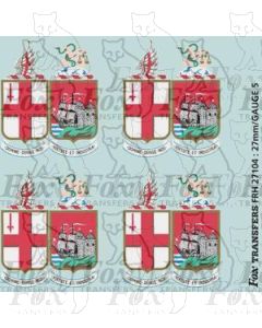 GWR Twin Shield Crests
