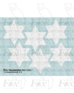 Fast Traffic Stars, white 