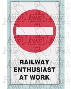 No Entry - STICKER