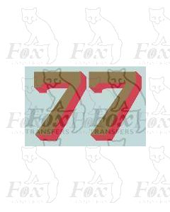 LMS 10 inch numerals 1927-late 1930s