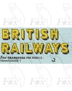 SR - BRITISH RAILWAYS Bulleid Sunshine Lettering