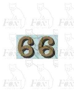 LMS 12 inch numerals 1927-late 1930s