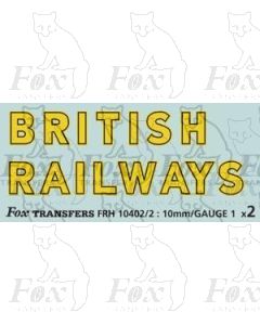 SR - Bulleid Lettering/Numerals for Locos/Tenders
