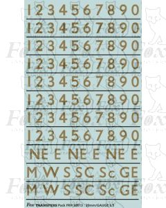 Coach Numbering metallic gold