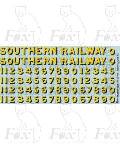 SR - Bulleid Coach Lettering