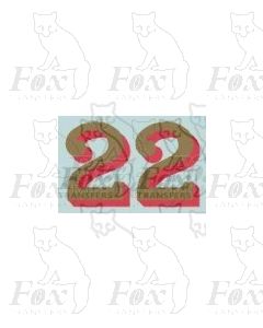 LMS 10 inch numerals 1927-late 1930s