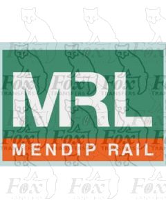 MRL Mendip Rail - STICKER