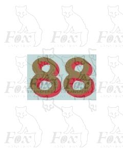 LMS 10 inch numerals 1927-late 1930s