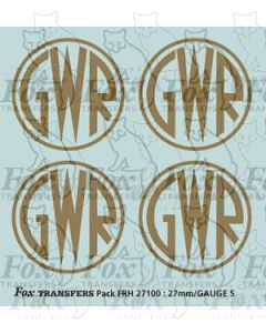 GWR Shirtbutton Coach Motifs