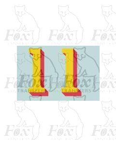 LMS 10 inch numerals 1927-late 1930s
