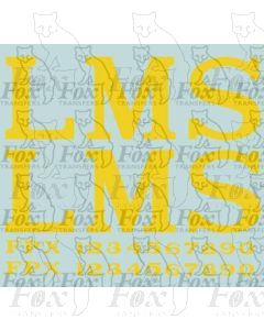 LMS 14 inch lettering 1927-late 1930s
