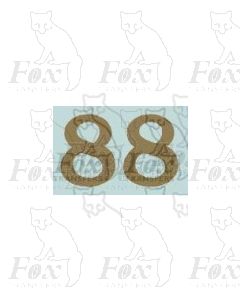 LMS 10 inch numerals 1927-late 1930s