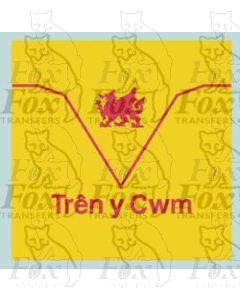 Tren y Cwm (Valley Trains) - STICKER