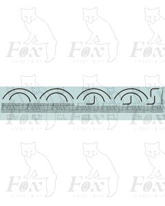 General white/black/white Lining