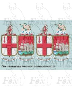 GWR Twin Shield Crests