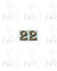 LMS 12 inch numerals 1927-late 1930s