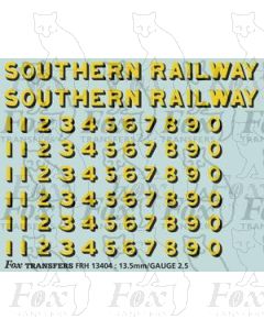 SR - Bulleid Coach Lettering