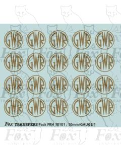 GWR Shirtbutton Loco Motifs