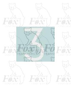 Loco/DMU Train Reporting Alpha-Numerics 27.2mm high