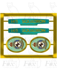 34087 145 SQUADRON (includes backing plates)