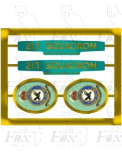 34088 213 SQUADRON (includes backing plates)