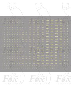 Power Classification & Route Availability Codes off-white