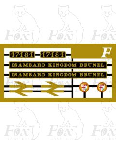 47484/2TC ISAMBARD KINGDOM BRUNEL (with brass crest and coloured inlays)