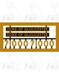 71000  DUKE OF GLOUCESTER
