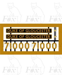 71000 DUKE OF GLOUCESTER