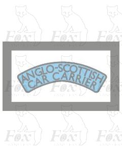 Headboard (plain) - ANGLO-SCOTTISH CAR CARRIER - light blue