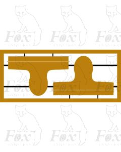 34XXX Backing plates for larger Battle of Britain Class nameplate sets (rebuilt form)