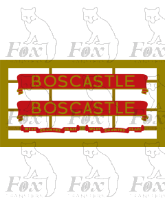 34039  BOSCASTLE - include backing plates