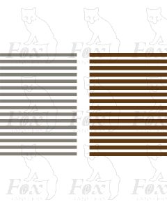 Coachboard blanks with alphabet for BR Western Region