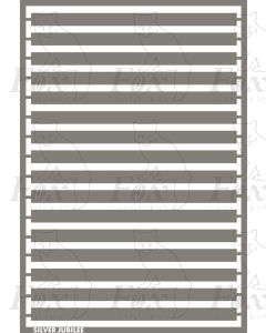 Coachboard blanks for SILVER JUBILEE 