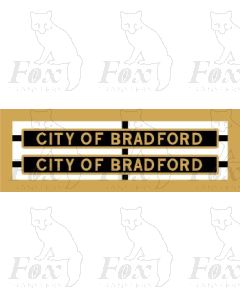 6236 CITY OF BRADFORD (Late LMS format in BRASS)