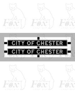 6239 CITY OF CHESTER (for Streamlined Locos)