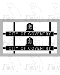 46240 CITY OF COVENTRY (crested in stainless steel)