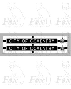 CITY OF COVENTRY (crested) (Early LMS format in STAINLESS STEEL)
