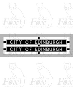 6241 CITY OF EDINBURGH (for Streamlined Locos)