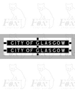6242 CITY OF GLASGOW (for Streamlined Locos)