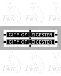  CITY OF LEICESTER   (EARLY LMS format in STAINLESS STEEL)
