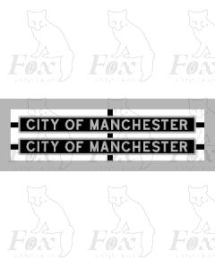 6246 CITY OF MANCHESTER (for Streamlined Locos)
