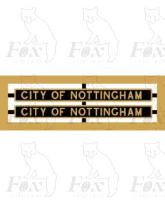 6251 CITY OF NOTTINGHAM (Late LMS format in BRASS)