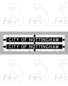  CITY OF NOTTINGHAM  (EARLY LMS format in STAINLESS STEEL)